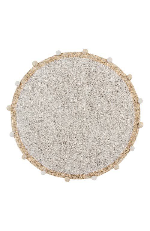 Lorena Canals Bubbly Washable Cotton Area Rug in Natural Honey at Nordstrom