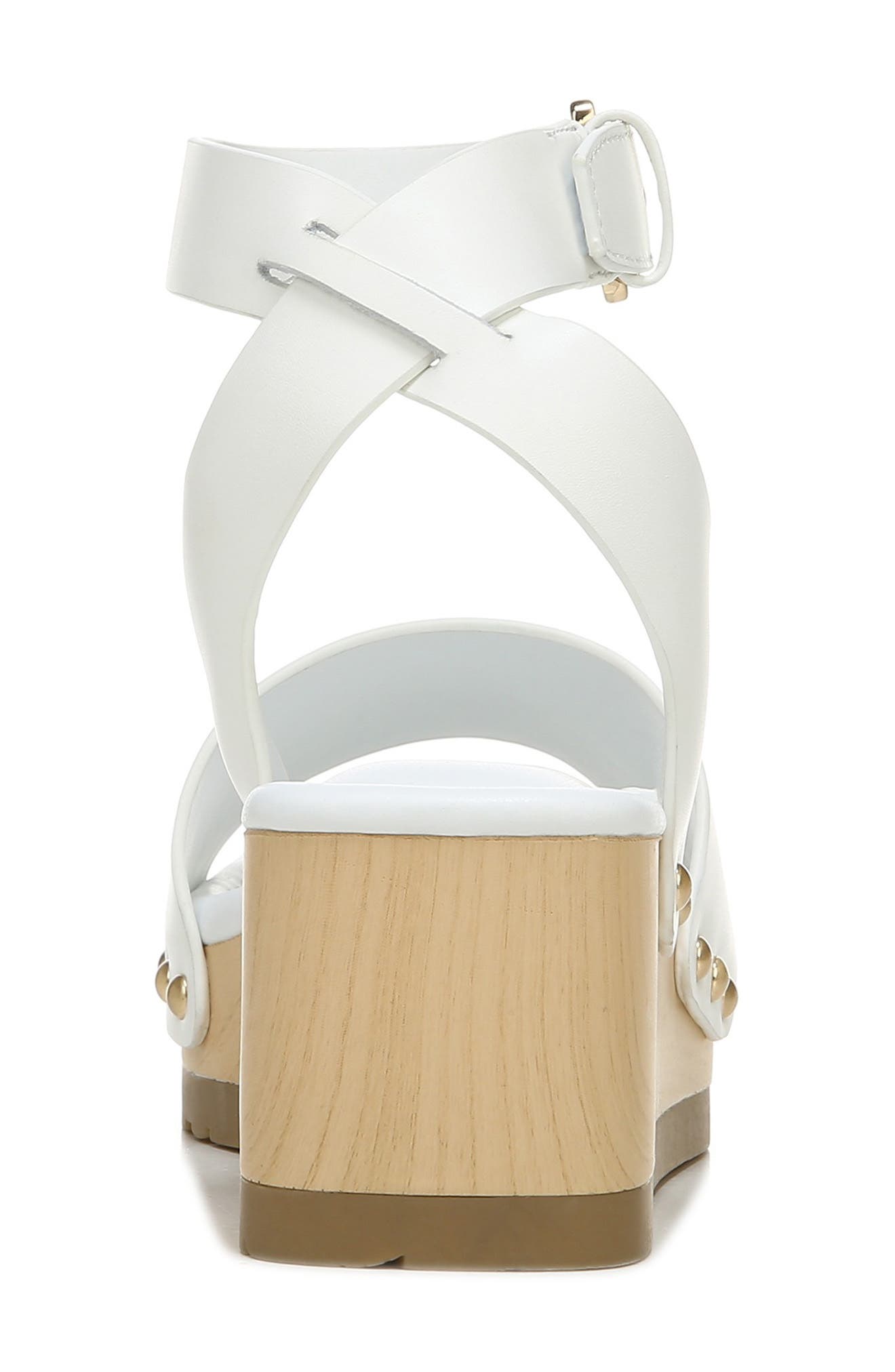 SARTO BY FRANCO SARTO Sista Platform Wedge Sandal, Main, color, WHITE