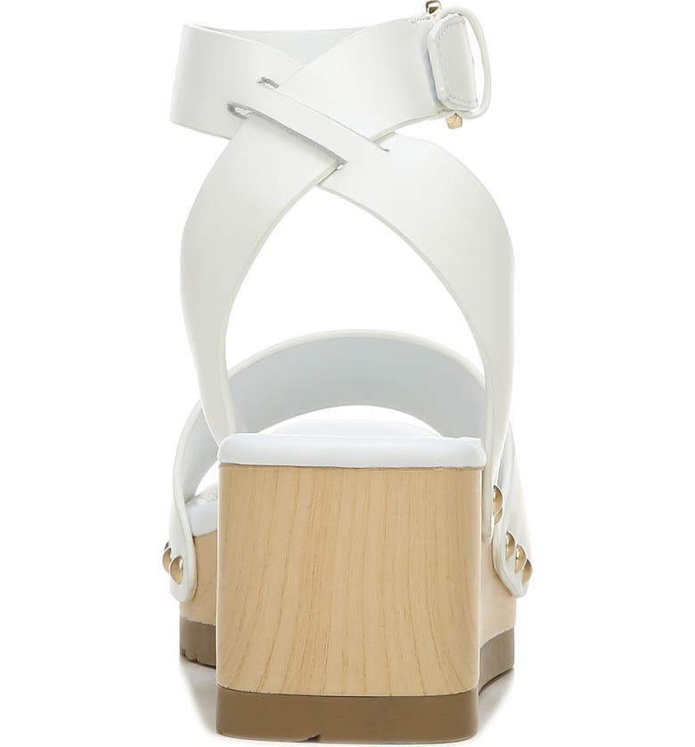 SARTO BY FRANCO SARTO Sista Platform Wedge Sandal, Main, color, WHITE