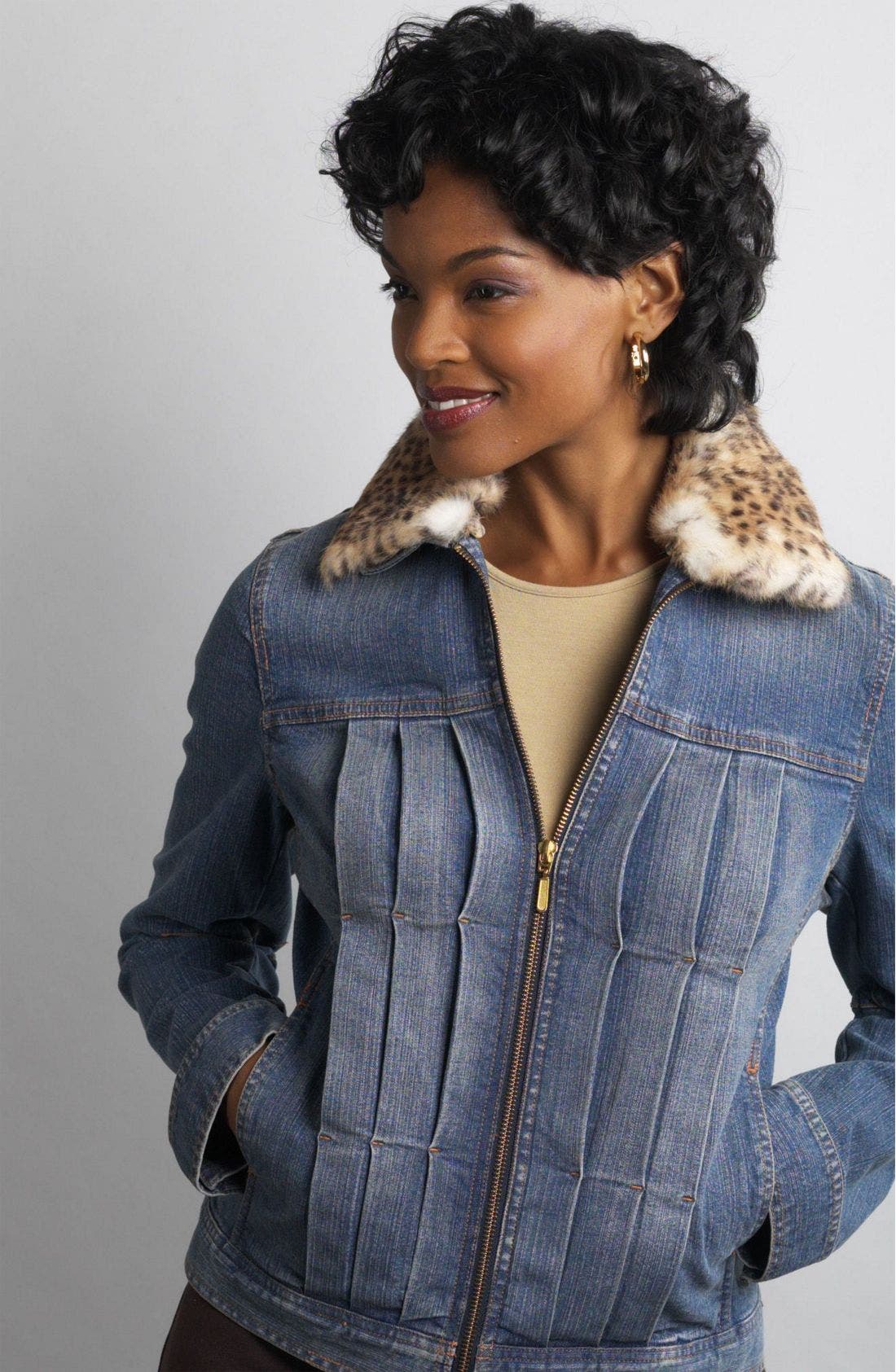 dana buchman denim jacket