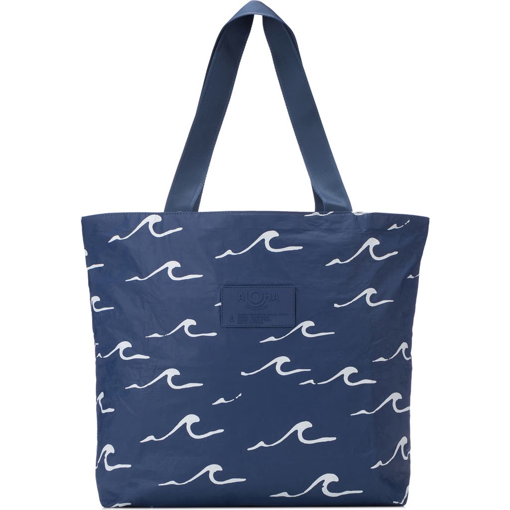 Aloha Collection Day Tripper Water Resistant Tyvek® Tote In Blue