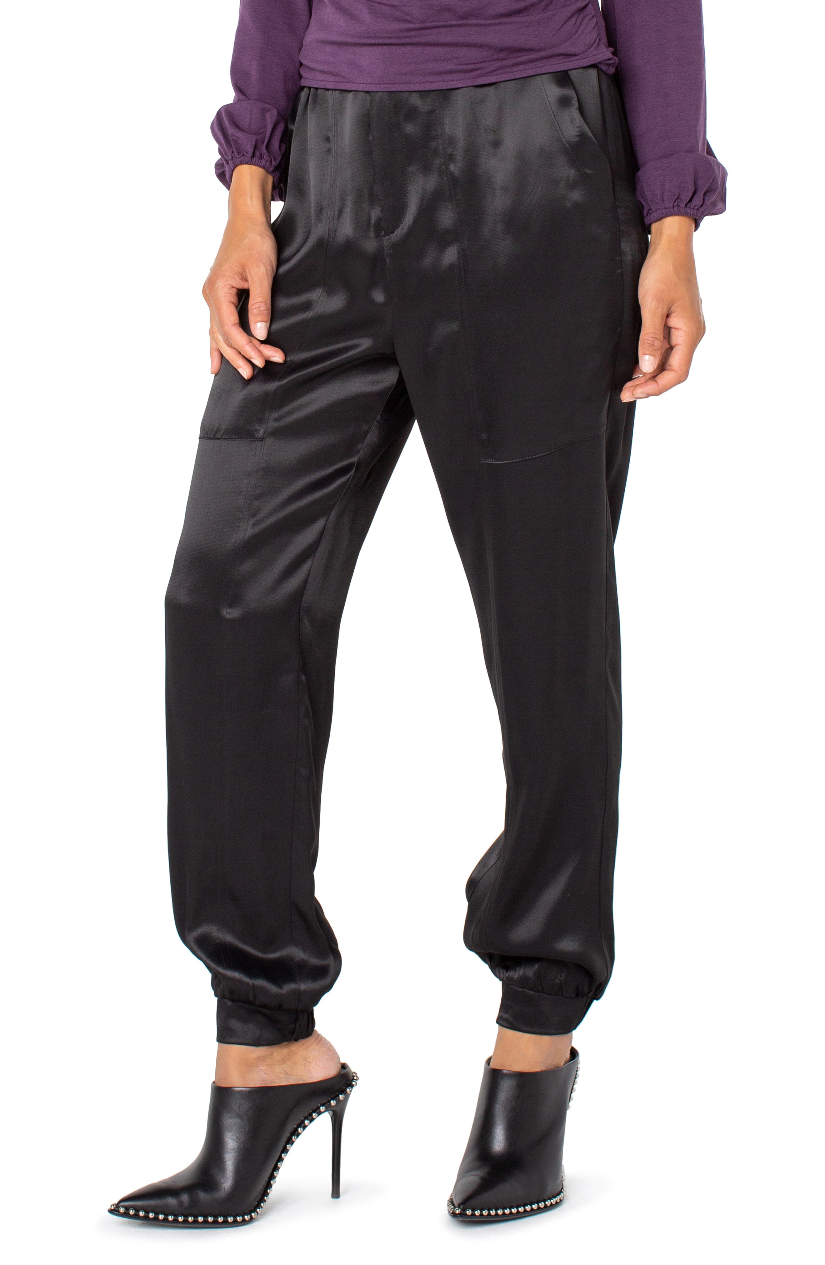 black satin pants | Nordstrom
