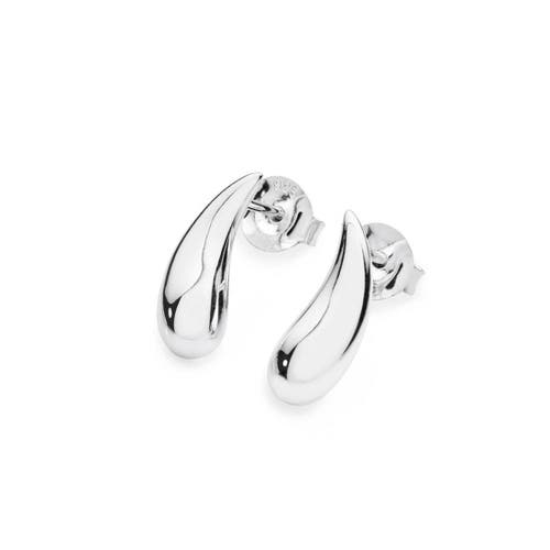 Lucy Quartermaine Droplet Studs In Sterling Silver