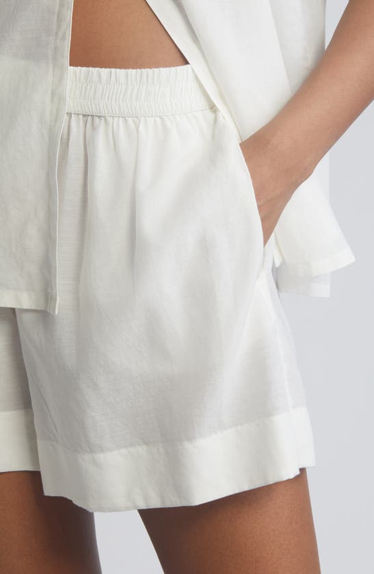 Open Edit Vacation Short Pajamas In Ivory Egret