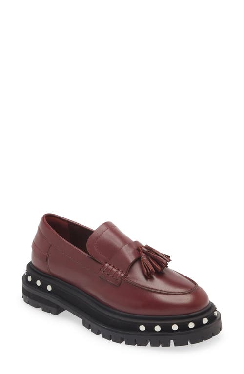 Free People Teagan Tassel Loafer in Wild Mulberry at Nordstrom, Size 7.5