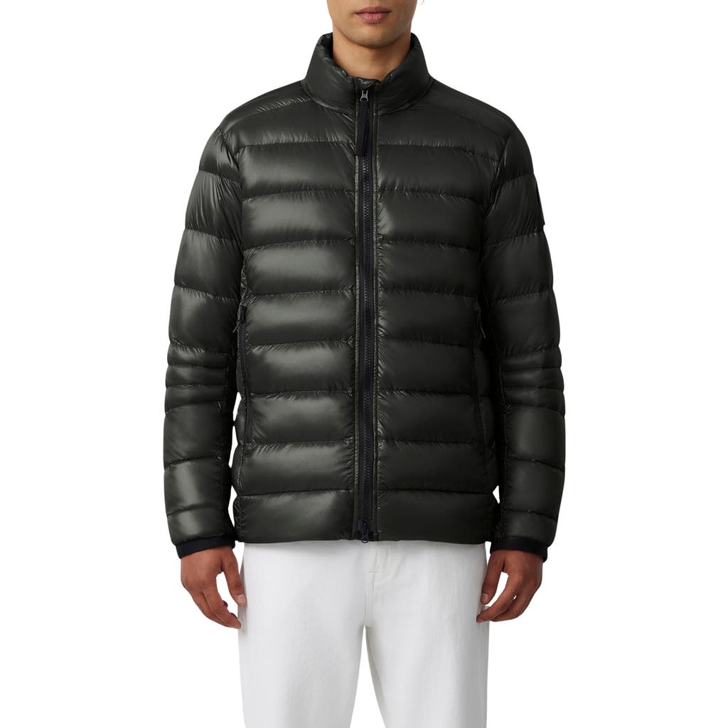 Canada Goose Crofton Water Repellent Packable Quilted 750 Fill Power Down Jacket In Volcano