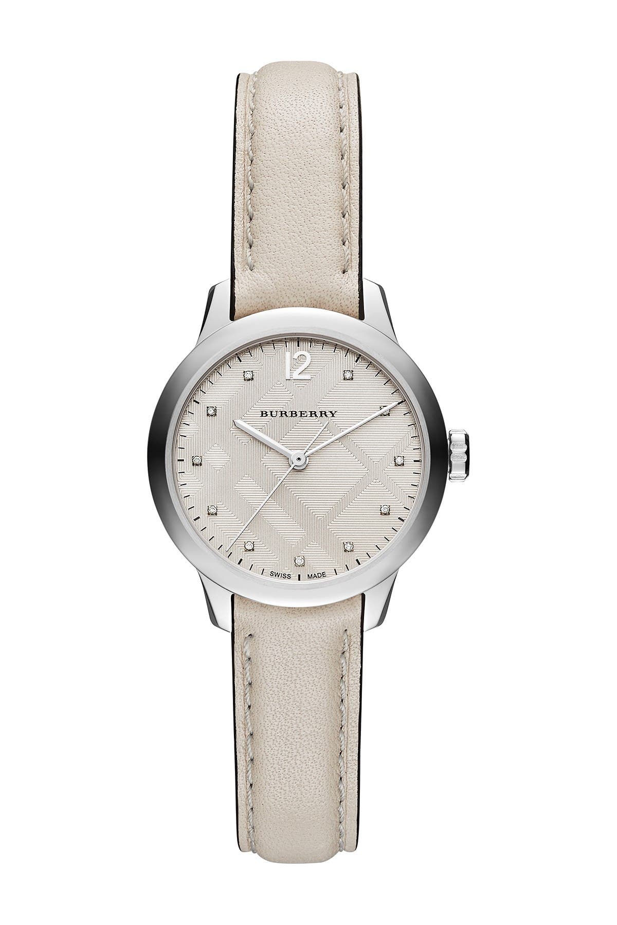 burberry diamond watch