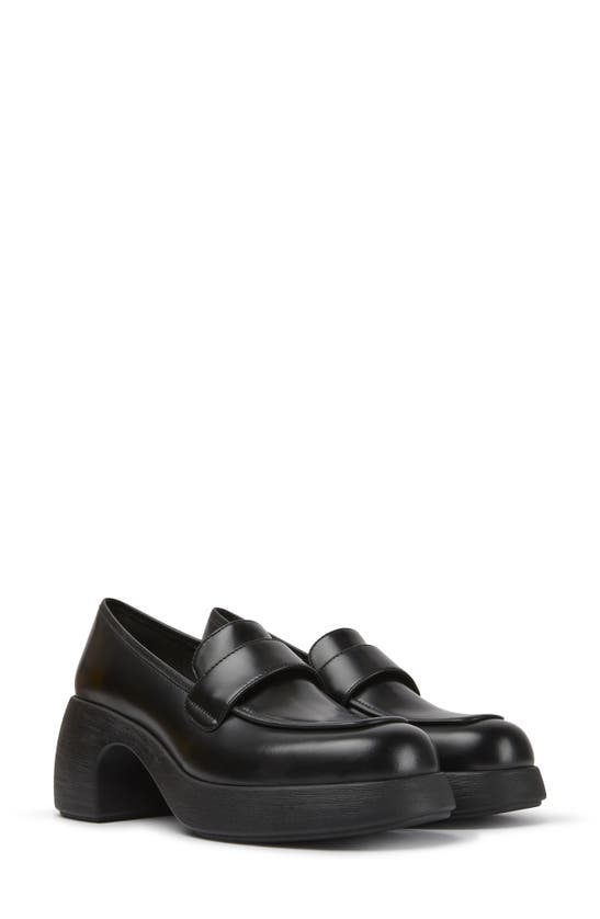 Camper Thelma Penny Loafer In Black | ModeSens