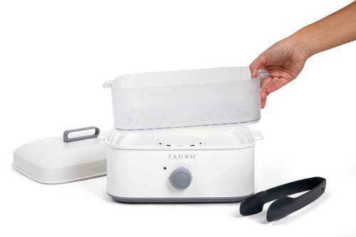 Zadro Towel Steamer In White/gray