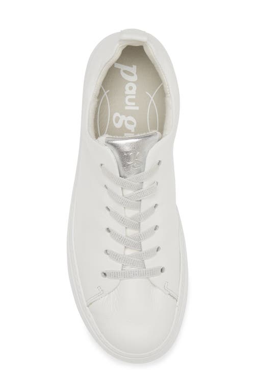 Shop Paul Green Upbeat Sneaker In White Alu Combo