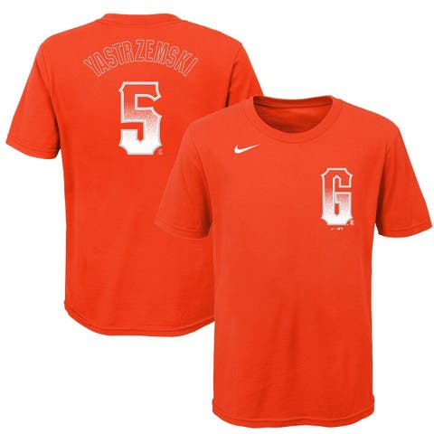 Outerstuff Youth Russell Wilson Orange Denver Broncos Mainliner Player Name & Number T-Shirt