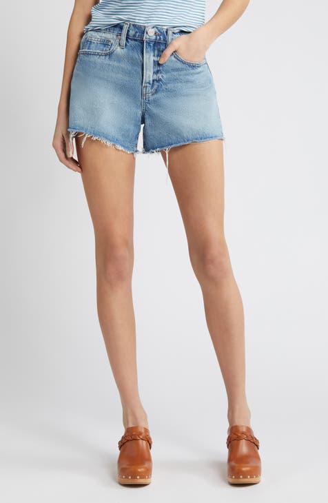 Rag & Bone Size 30 Dark Wash Cotton High Waist Cut Off Denim Shorts —  Labels Resale Boutique