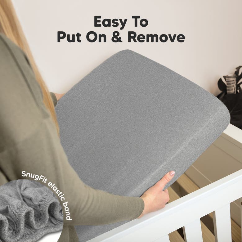 Keababies Soothe Fitted Crib Sheet In Cloud
