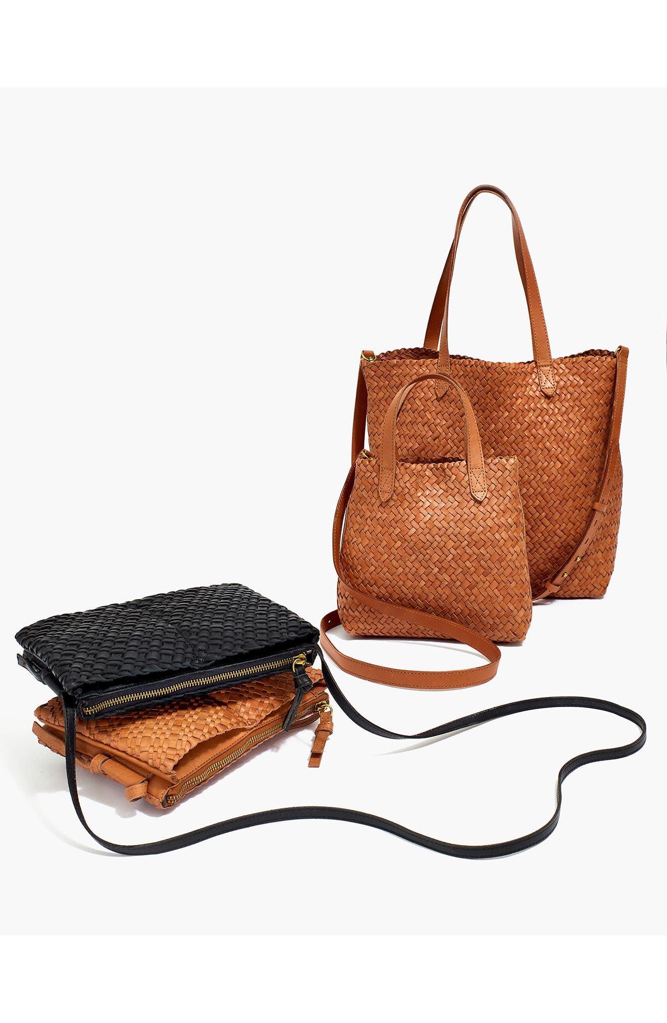 madewell medium leather transport tote