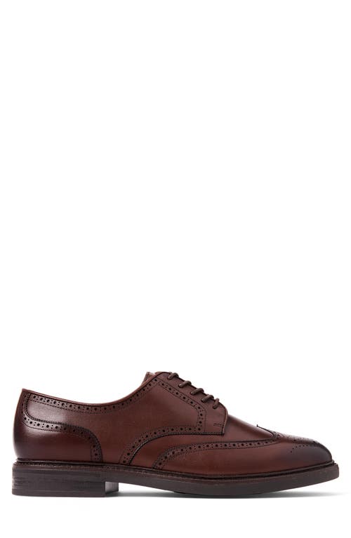 Shop Polo Ralph Lauren Asher Wingtip Oxford In Polo Brown