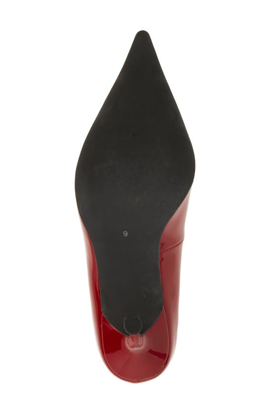 Jeffrey Campbell Risktaker Pointed Toe Pump In Cherry Red Patent