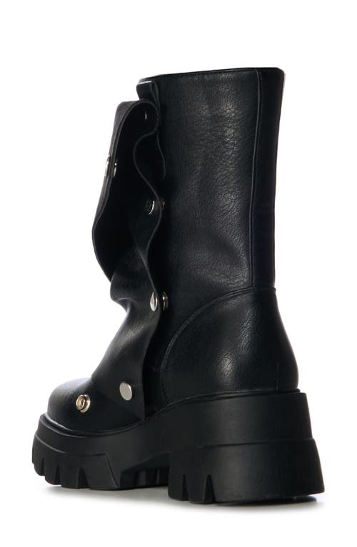 Azalea Wang Bharti Water Resistant Platform Boot In Black