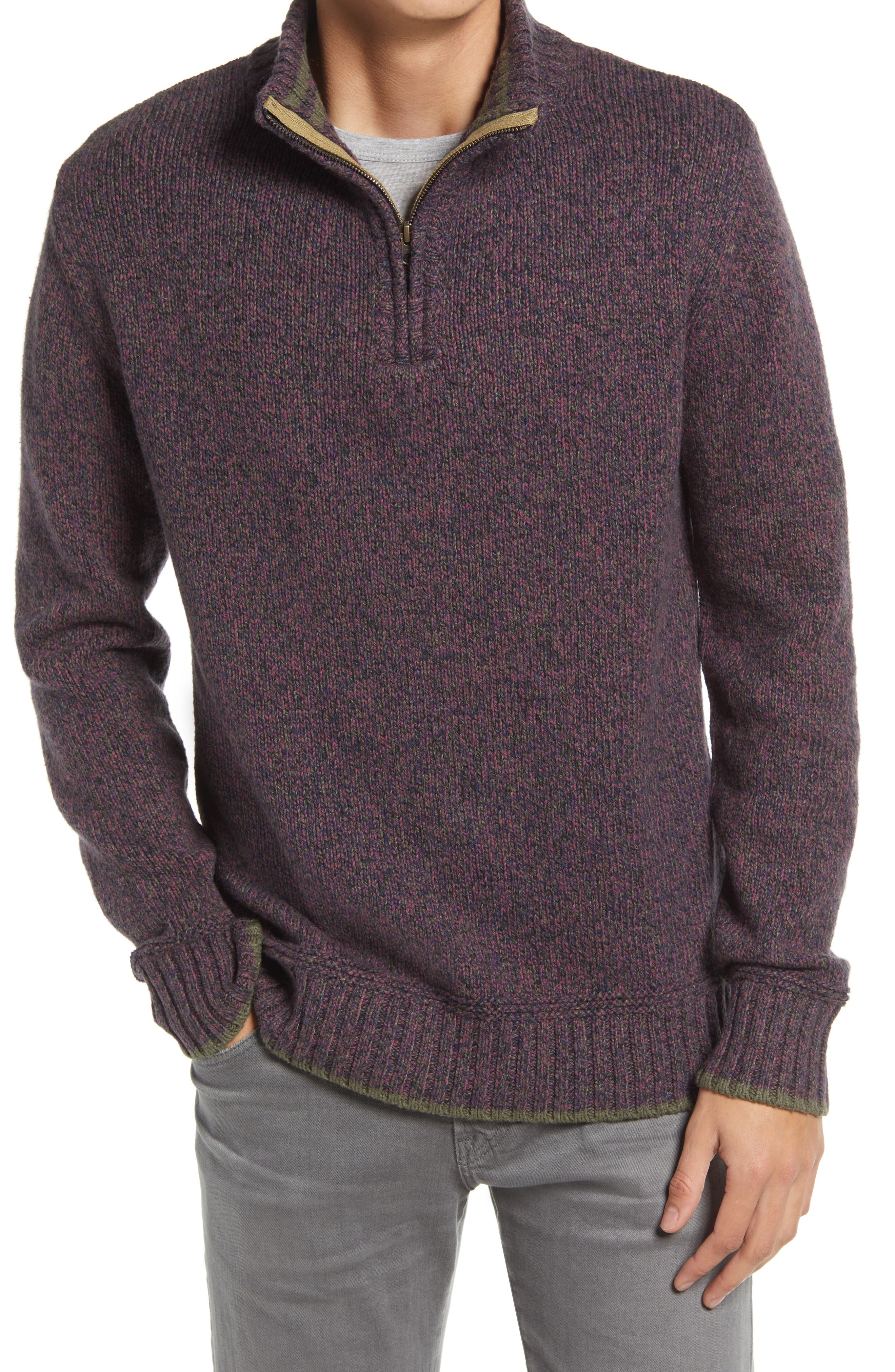 half zip sweaters for men