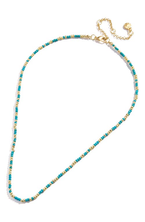 BaubleBar Sadie Beaded Necklace in Blue at Nordstrom