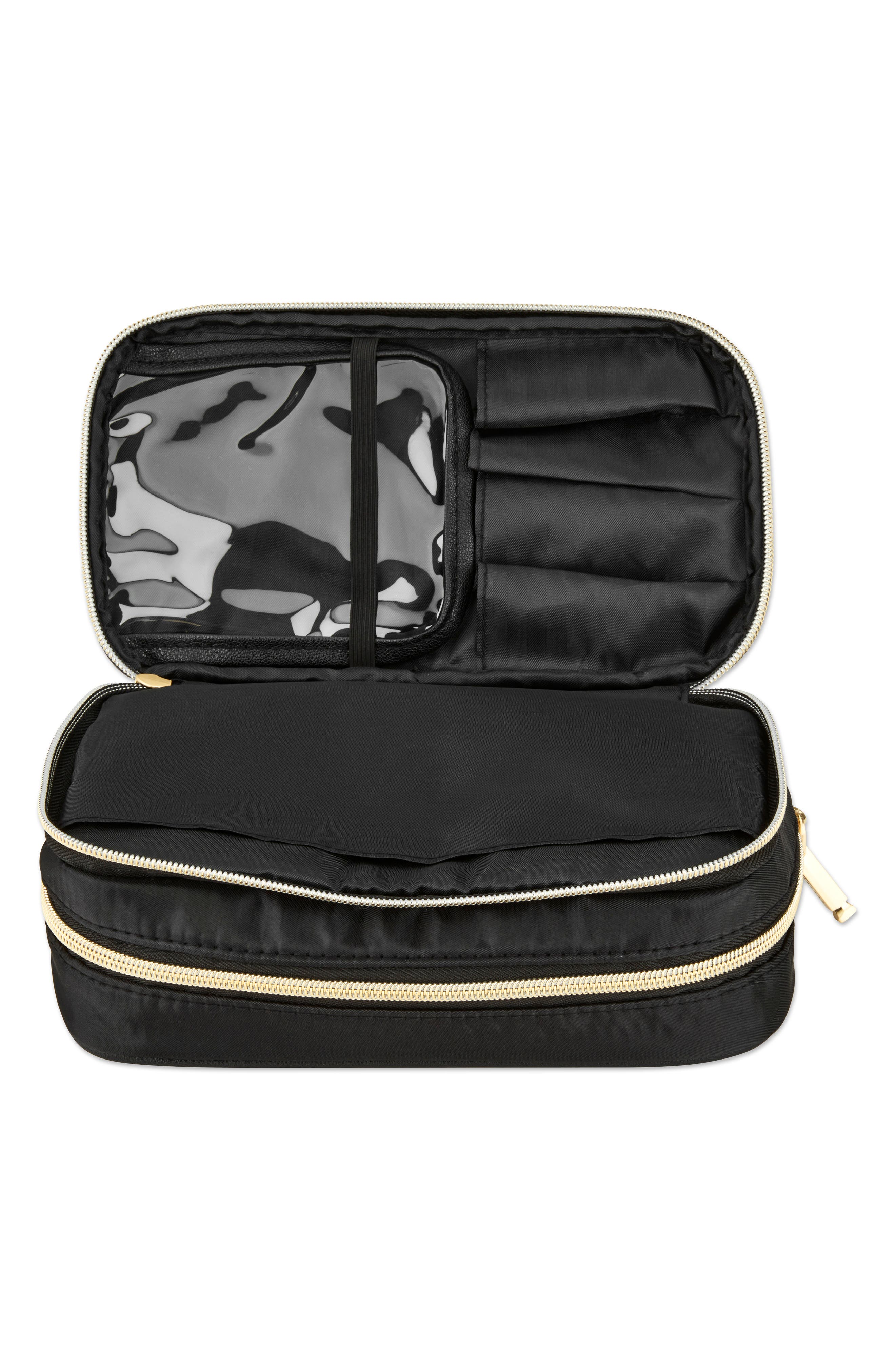 KESTREL Double Zip Train Case Black Nordstromrack