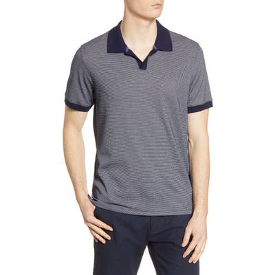 Zachary Prell Crestmont Johnny Collar Pique Polo, Blue
