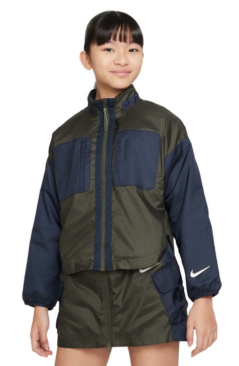 Kids' Sportswear Water Repellent Ripstop Jacket (Big Kid)