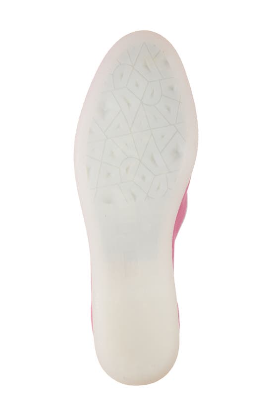 Shop The Flexx Alyssa Bow Flat In Fuxia White