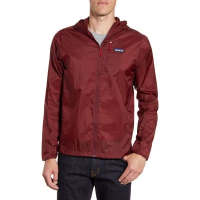 Patagonia Houdini Water Repellent Hooded Jacket, Red