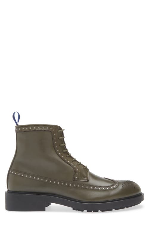 Shop Burberry Loch Studded Wingtip Boot