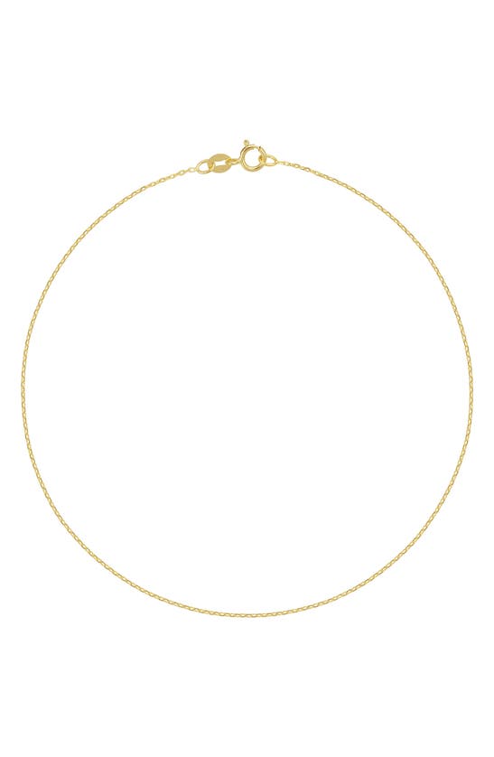 Bony Levy Blg 14k Gold Chain Anklet In 14k Yellow Gold