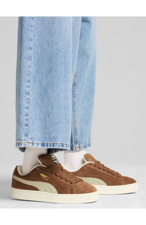 Shop Puma Suede Xl Sneaker In Haute Coffee-desert Dust