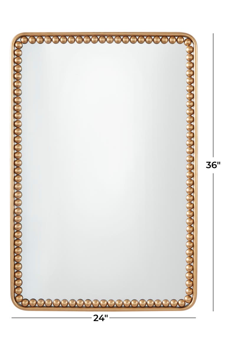 VIVIAN LUNE HOME Bead Trim Rectangular Wall Mirror | Nordstromrack