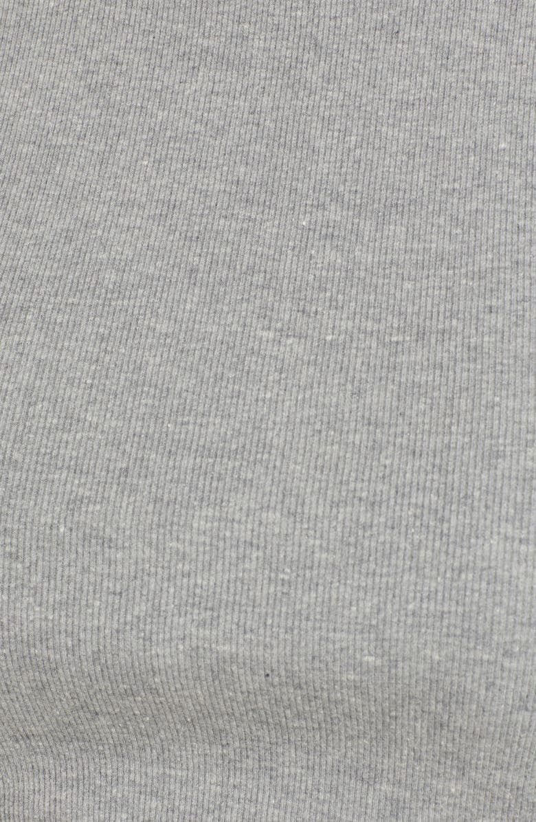 Madewell Heathered Brightside Tank Top, Alternate, color, Heather Graphite