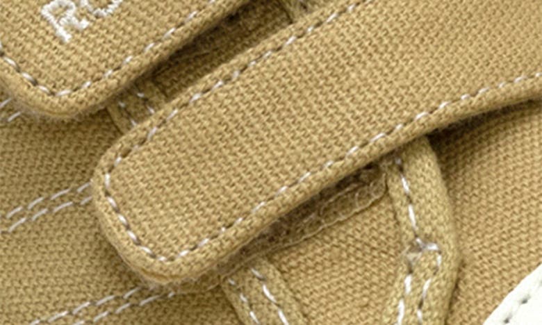 Robeez First Kicks Joey Crib Shoe In Medium Beige