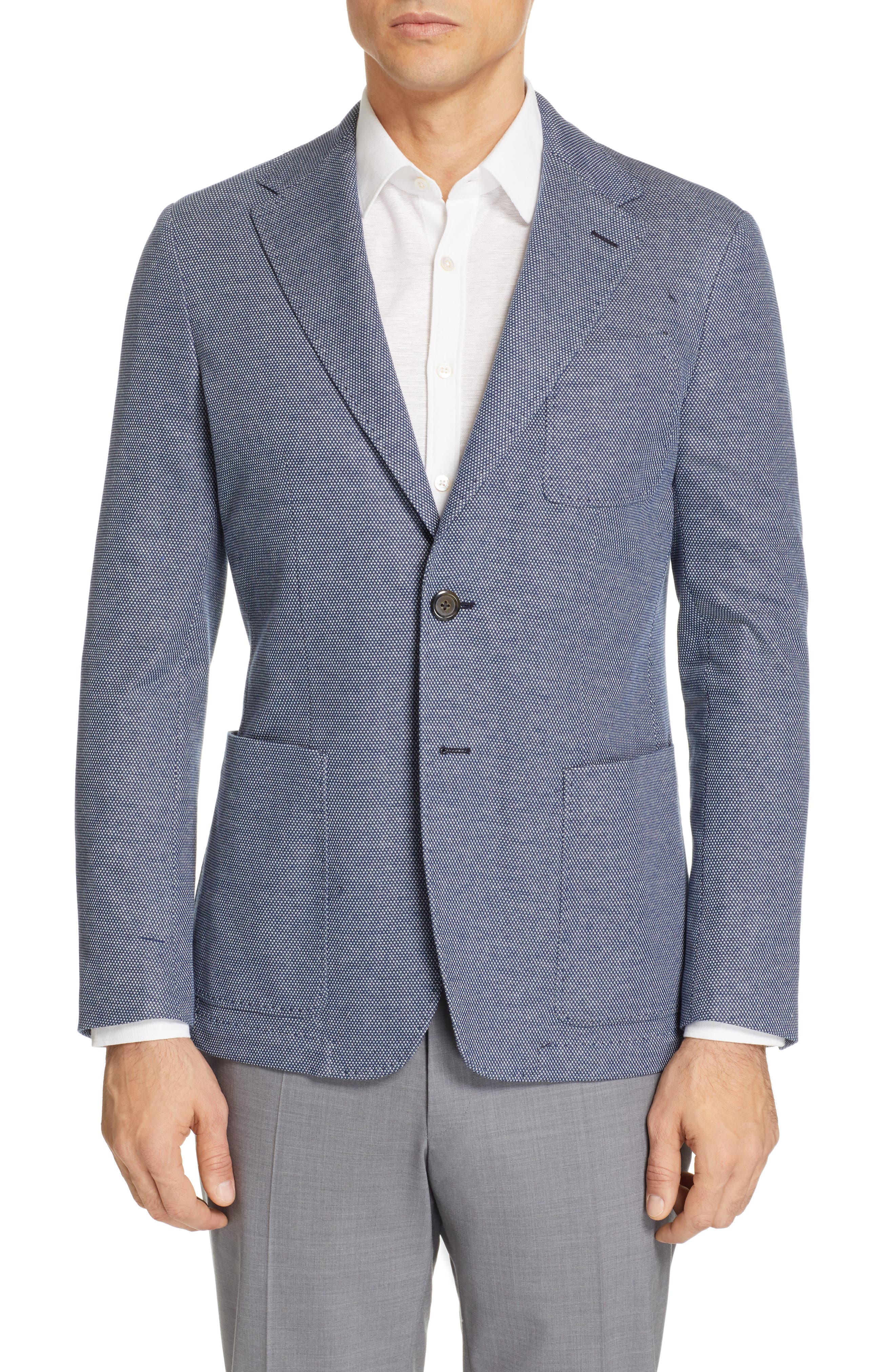 Canali Classic Fit Cotton Blend Sport Coat Nordstrom