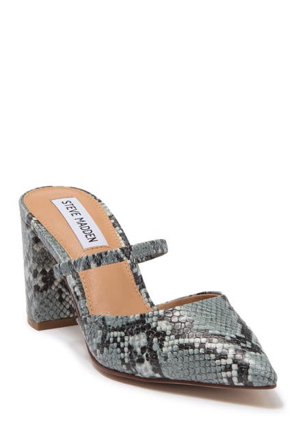steve madden mule block heel