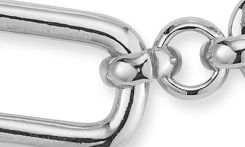 Chloe & Madison Chloe And Madison Oval Link Chain Bracelet In Silver