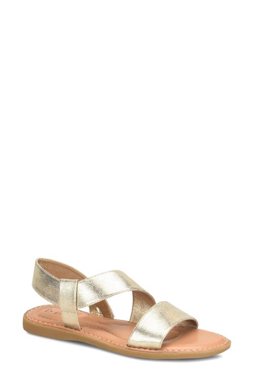 Shop B O C By Børn Kacee Slingback Sandal In Champagne Metallic