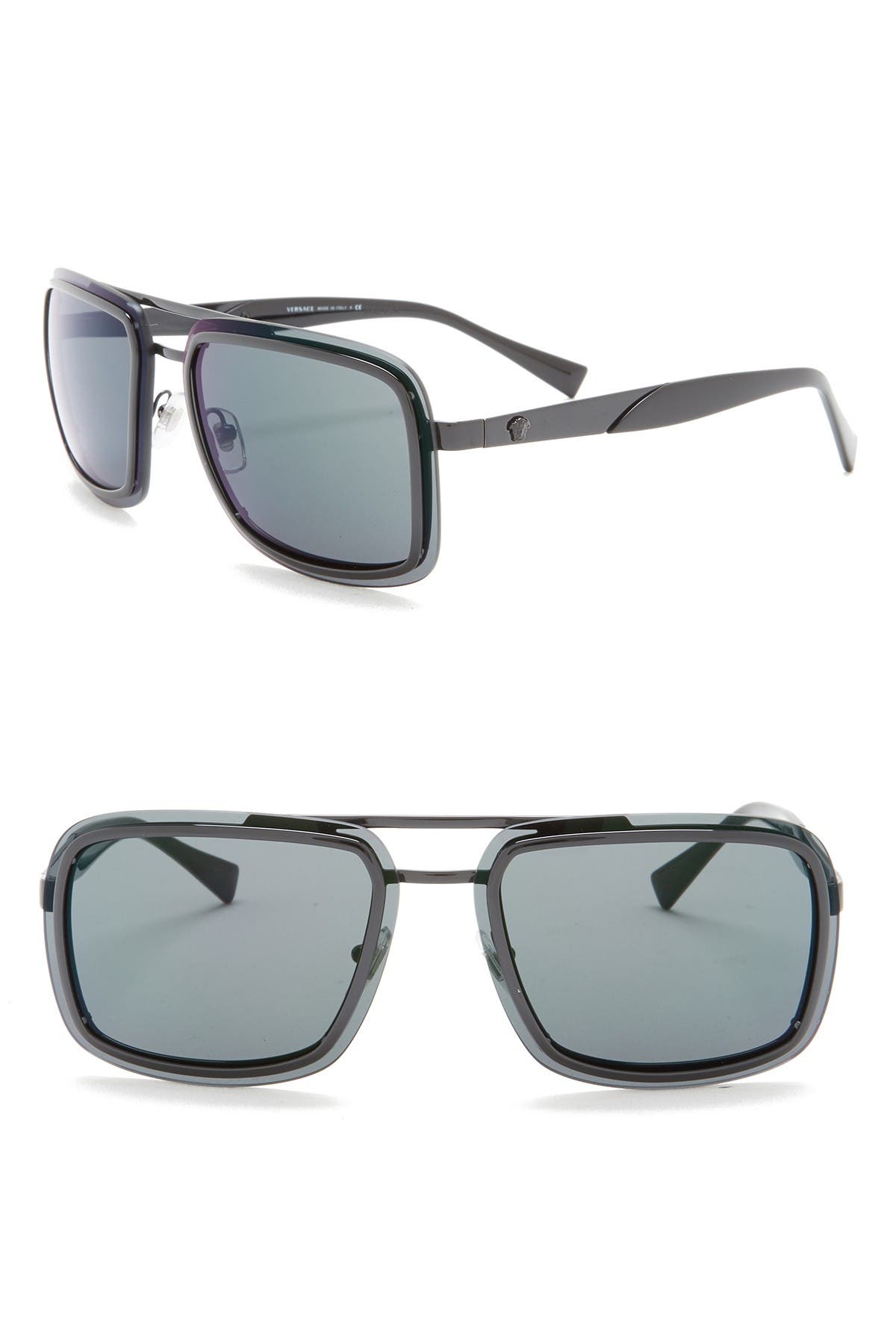 Versace | Rectangle 63mm Sunglasses 