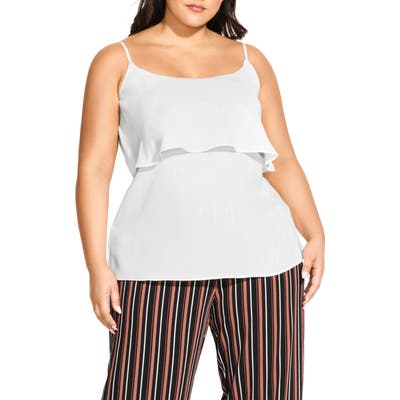 Plus Size City Chic Sweet Tier Camisole