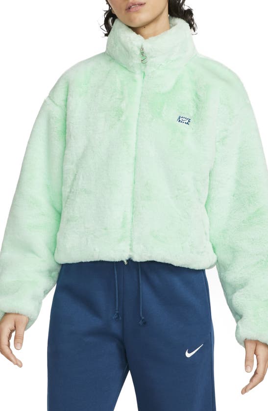 NIKE SPORTSWEAR FAUX FUR BOMBER JACKET