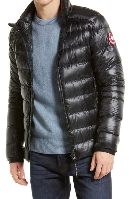 Canada Goose Crofton Water Resistant Packable Quilted 750 Fill Power Down Jacket in Carbon - Carbone