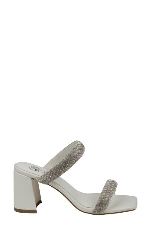 Good Choice New York Luella Embellished Slide Sandal In White
