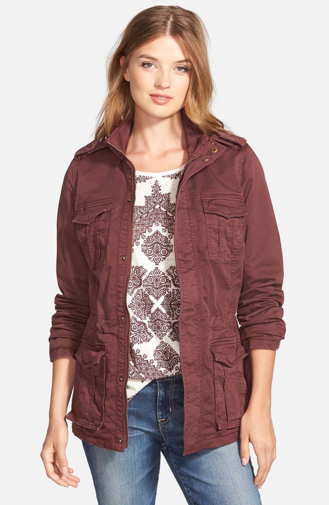lucky brand military jacket