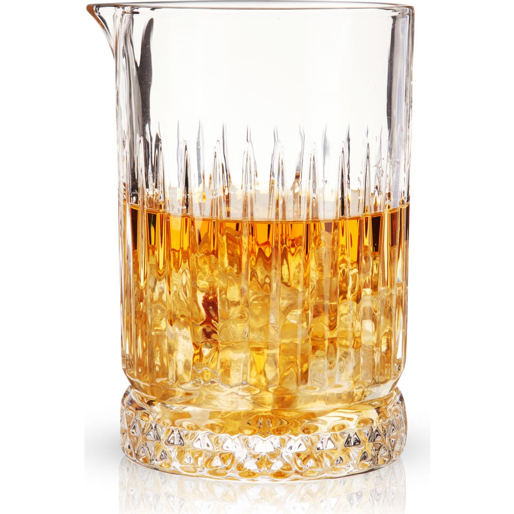 Viski Pedestal Crystal Mixing Glass In Clear