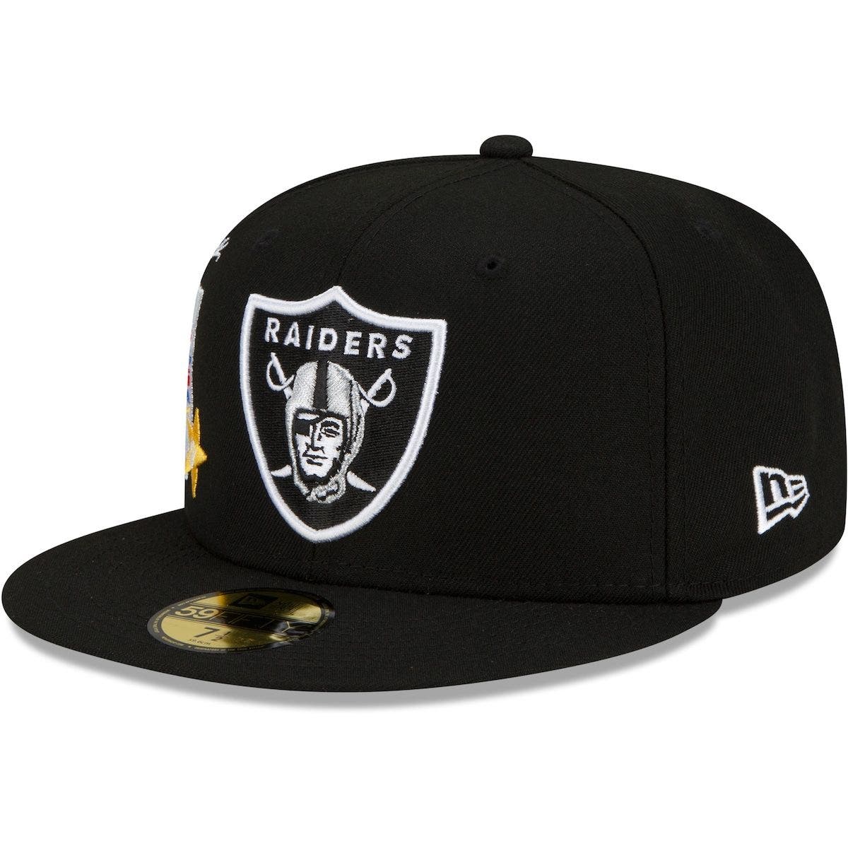 raiders hat black