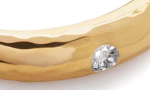 Monica Vinader Gold Deia Diamond Ring Lab Grown Diamond In 18k Gold Vermeil