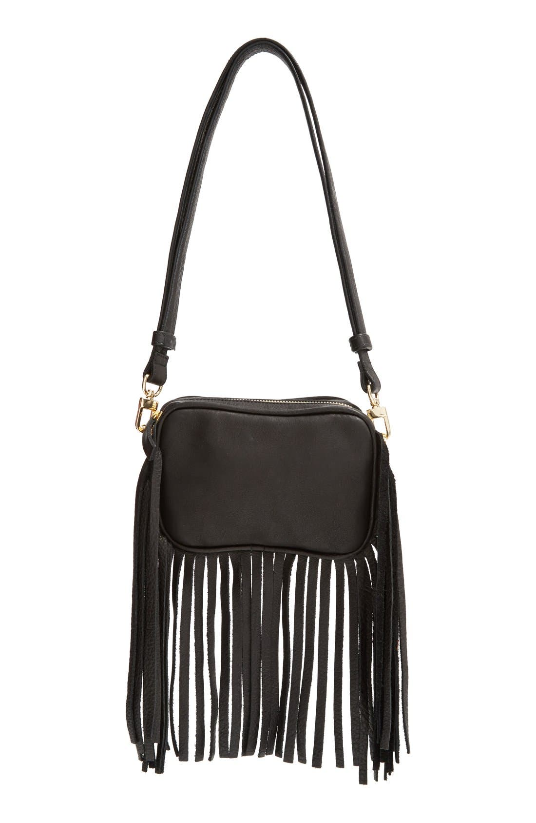 BLow the Belt Leather Convertible Fringe Belt Bag Nordstrom
