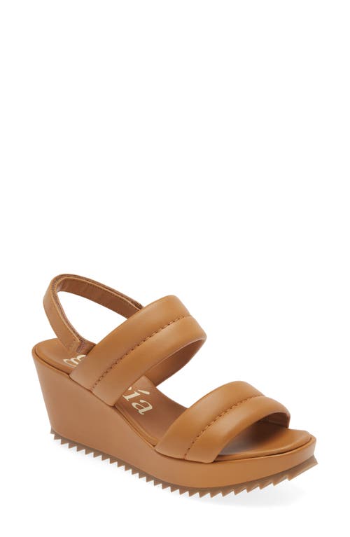 Fioralba Slingback Platform Wedge Sandal in Terra Nappa