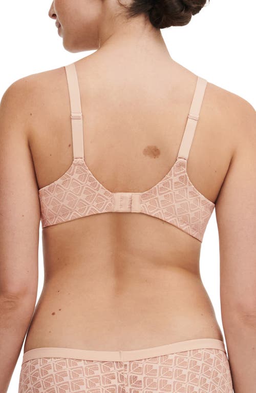 Shop Chantelle Lingerie Ace Spacer T-shirt Bra In Nude Blush-1n